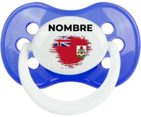 Bandera del efecto pincel de las Bermudas con nombre: Chupete anatómica