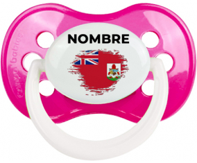 Bandera del efecto pincel de las Bermudas con nombre: Chupete anatómica