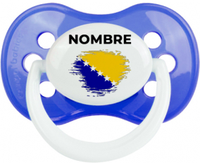 Bandera de pincel Bosnia y Herzegovina con nombre: Chupete anatómica personnalisée
