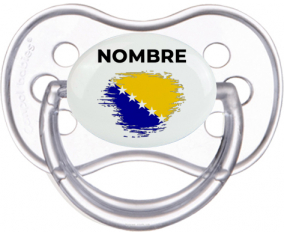 Bandera de pincel Bosnia y Herzegovina con nombre: Chupete anatómica