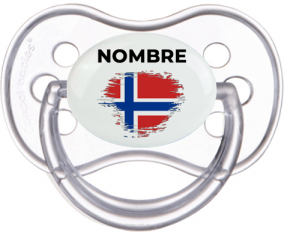 Efecto cepillo de bandera Bouvet Island con nombre: Chupete anatómica
