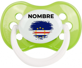 Bandera de pincel de Cabo Verde con nombre: Chupete anatómica