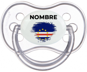 Bandera de pincel de Cabo Verde con nombre: Chupete anatómica
