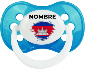 Bandera del efecto pincel camboyano con nombre: Chupete anatómica