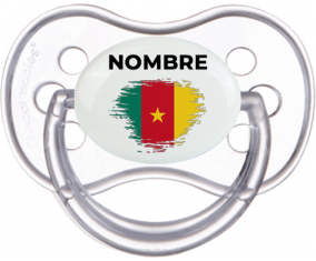 Bandera del efecto pincel camerunés con nombre: Chupete anatómica