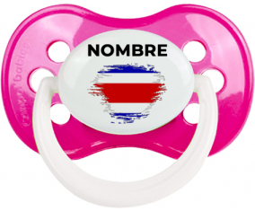 Bandera del efecto pincel de Costa Rica con nombre: Chupete anatómica