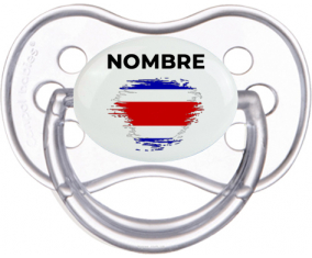 Bandera del efecto pincel de Costa Rica con nombre: Chupete anatómica