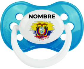 Bandera ecuatoriana con primer nombre: Chupete anatómica