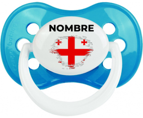 Bandera del efecto pincel de Georgia con nombre: Chupete anatómica