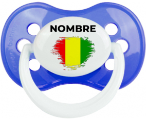 Guinea Bissau marca efecto cepillo con nombre: Chupete anatómica personnalisée