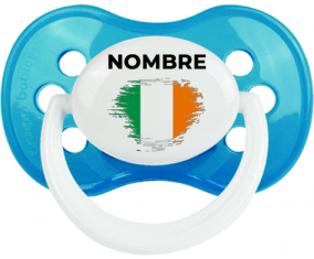 Bandera del efecto pincel de Irlanda con nombre: Chupete anatómica