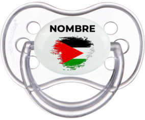 Bandera del efecto pincel jordano con nombre: Chupete anatómica