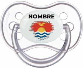 Kiribati pincel efecto bandera con nombre: Chupete anatómica