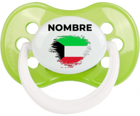 Bandera del efecto pincel de Kuwait con nombre: Chupete anatómica