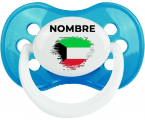 Bandera del efecto pincel de Kuwait con nombre: Chupete anatómica