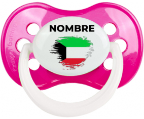 Bandera del efecto pincel de Kuwait con nombre: Chupete anatómica