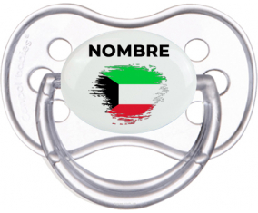 Bandera del efecto pincel de Kuwait con nombre: Chupete anatómica