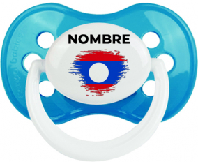 Bandera del efecto pincel Laos con nombre: Chupete anatómica