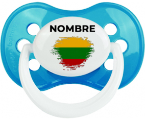 Bandera de efecto pincel lituano con nombre: Chupete anatómica
