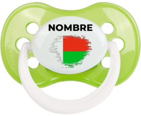 Bandera del efecto pincel madagascar con nombre: Chupete anatómica