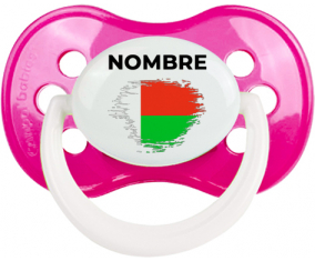 Bandera del efecto pincel madagascar con nombre: Chupete anatómica