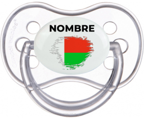 Bandera del efecto pincel madagascar con nombre: Chupete anatómica