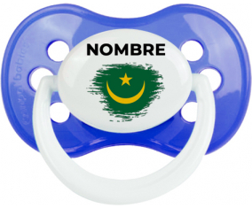 Bandera de pincel de Mauritania con nombre: Chupete anatómica personnalisée