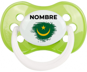 Bandera de pincel de Mauritania con nombre: Chupete anatómica