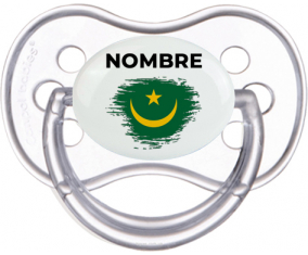 Bandera de pincel de Mauritania con nombre: Chupete anatómica