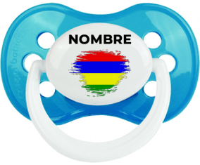 Efecto pincel de bandera Mauricio con nombre: Chupete anatómica
