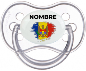 Bandera del efecto pincel moldavia con nombre: Chupete anatómica