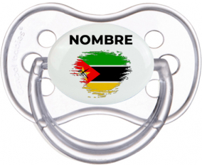 Bandera del efecto pincel de Mozambique con nombre: Chupete anatómica