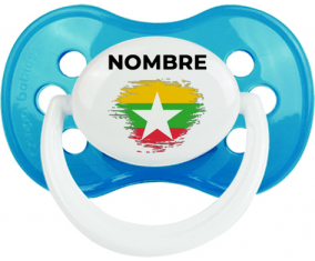 Bandera del efecto pincel de Myanmar con nombre: Chupete anatómica