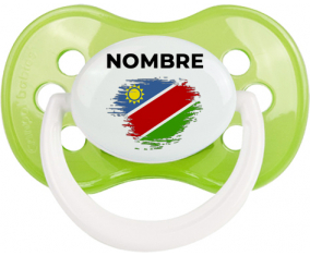 Bandera del efecto pincel de Namibia con nombre: Chupete anatómica