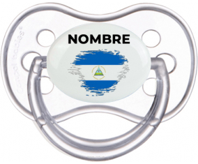 Nicaragua cepilla bandera efecto con nombre: Chupete anatómica