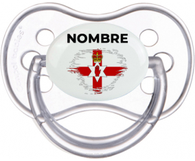 Bandera de pincel de las Islas Marianas del Norte con nombre: Chupete anatómica