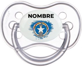 Bandera del efecto pincel de Corea del Norte con nombre: Chupete anatómica