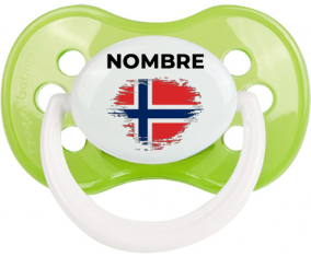 Noruega pincel efecto bandera con nombre: Chupete anatómica