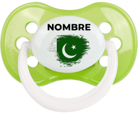 Bandera del efecto pincel de Pakistán con nombre: Chupete anatómica