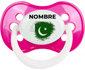 Bandera del efecto pincel de Pakistán con nombre: Chupete anatómica
