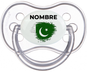 Bandera del efecto pincel de Pakistán con nombre: Chupete anatómica