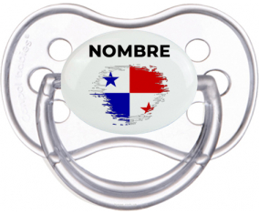 Bandera del efecto pincel de Panamá con nombre: Chupete anatómica