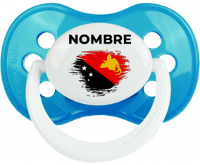Papúa Nueva Guinea cepilla bandera con nombre: Chupete anatómica
