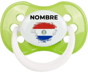 Paraguay cepilla la bandera con nombre: Chupete anatómica