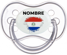 Paraguay cepilla la bandera con nombre: Chupete anatómica