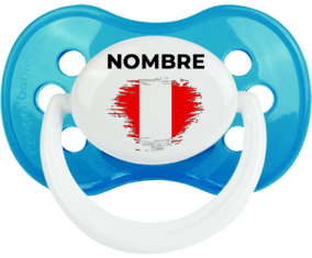 Perú cepilla bandera efecto con nombre: Chupete anatómica