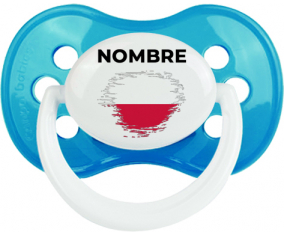 Bandera de efecto pincel polaco con nombre: Chupete anatómica