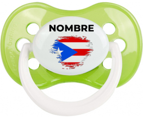 Efecto pincel de bandera Puerto Rico con nombre: Chupete anatómica