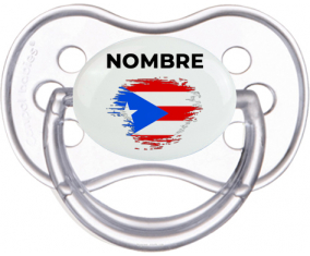 Efecto pincel de bandera Puerto Rico con nombre: Chupete anatómica