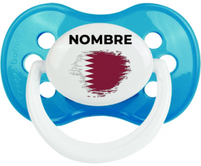 Bandera del efecto pincel de Qatar con nombre: Chupete anatómica